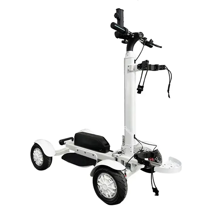 Trottinette électrique puissante et solide amovible avec chariot de Golf 4 roues Scooters électriques Scooter de mobilité de voyage tout Terrain