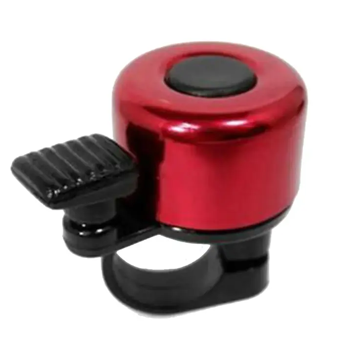 Mignon petit sonnette de vélo en alliage d'aluminium vtt alarme d'avertissement de sécurité