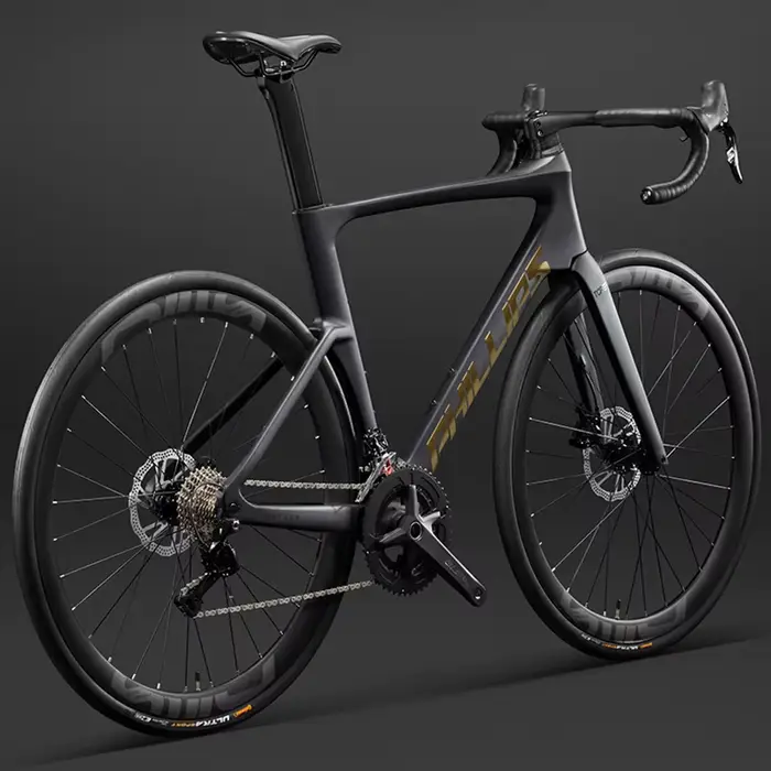 Vélo de gravier en fibre de carbone