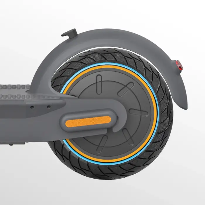Pneus sans chambre à air 10x2.5, pneu solide 60/70 – 6.5 pour Scooter électrique Ninebot Max G30, pneu en nid d'abeille creux antidéflagrant de 10 pouces