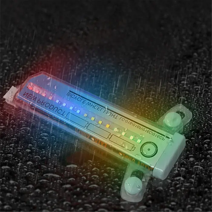 Lumière pour rayons de vélo