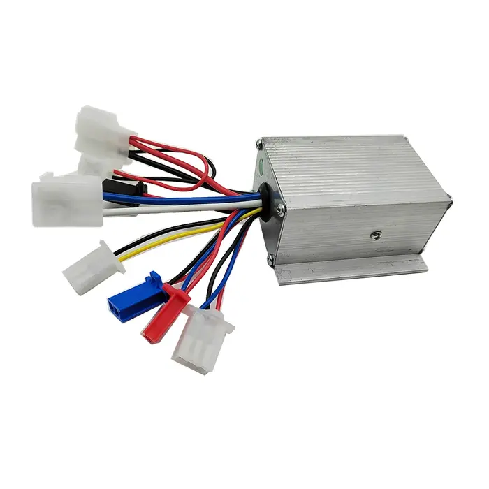Contrôleur de moteur DC à balais pour vélo électrique/trottinette/vélo 24V 36V 48V 250W 350W 500W 10