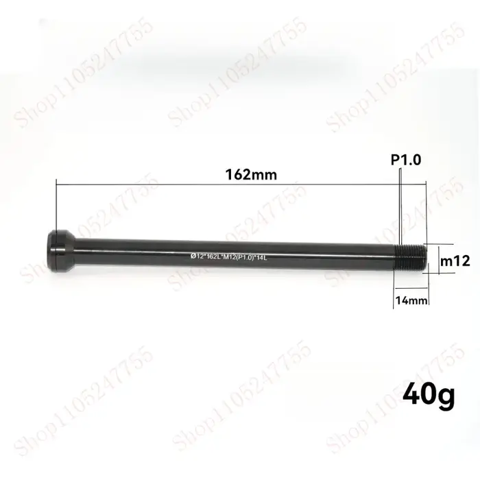 Axe traversant pour vélo de route 12x100 12x142 12x148mm