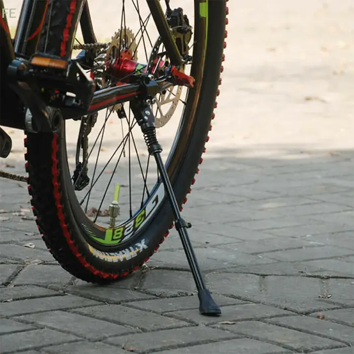 Support de pied rétractable et réglable en alliage d'aluminium pour vélo de montagne