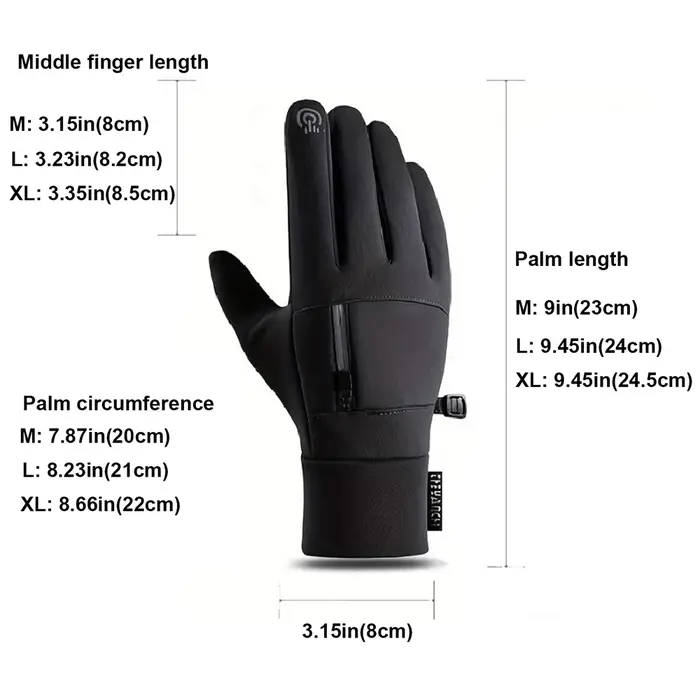 Gants de cyclisme pour écran tactile