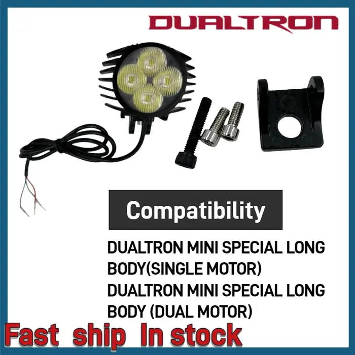 Phare Dualtron Original avec klaxon pour Mini corps Long spécial, pièces de Scooter électrique à mot