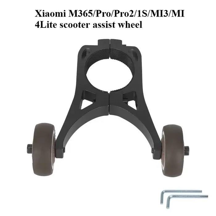 Convient pour Scooter M365/4Pro Ninebot F30F40, petite roue auxiliaire G30, support inversé pliant p