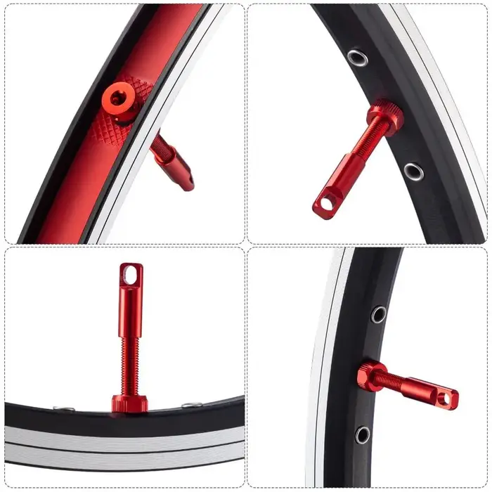 1 paire de valves de pneus Tubeless 40mm/44mm/60mm