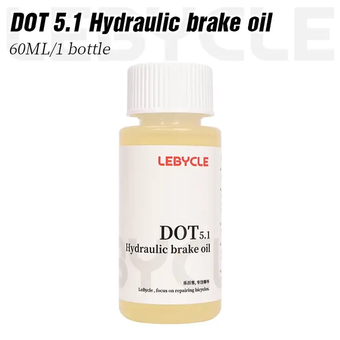 Liquide de frein hydraulique LEBYCLE 60ML pour vélos de montagne et de route, huile de frein pour de