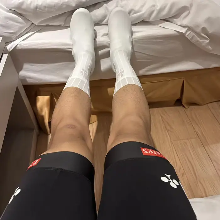 Couvre-chaussures aérodynamiques pour le cyclisme