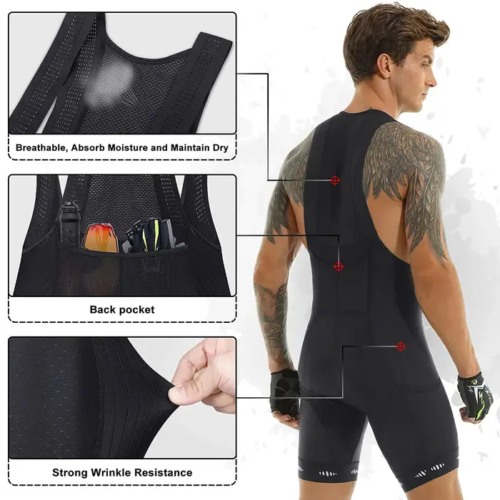 X-tiger – cuissard de cyclisme avec poche UPF 50+, short de vélo pour hommes, en Polyester à séchage