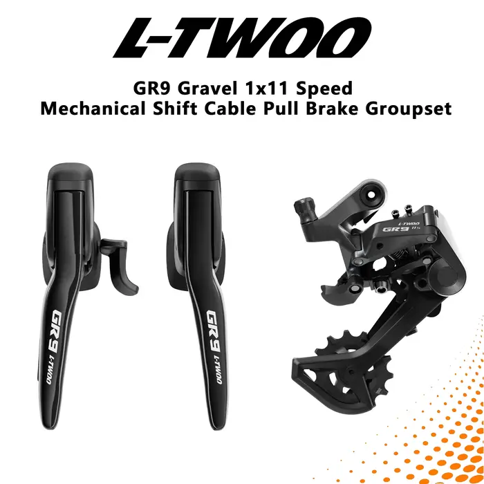 Kit de transmission LTWOO GR9 pour vélo de gravier 1x11 vitesses avec levier de commande mécanique d