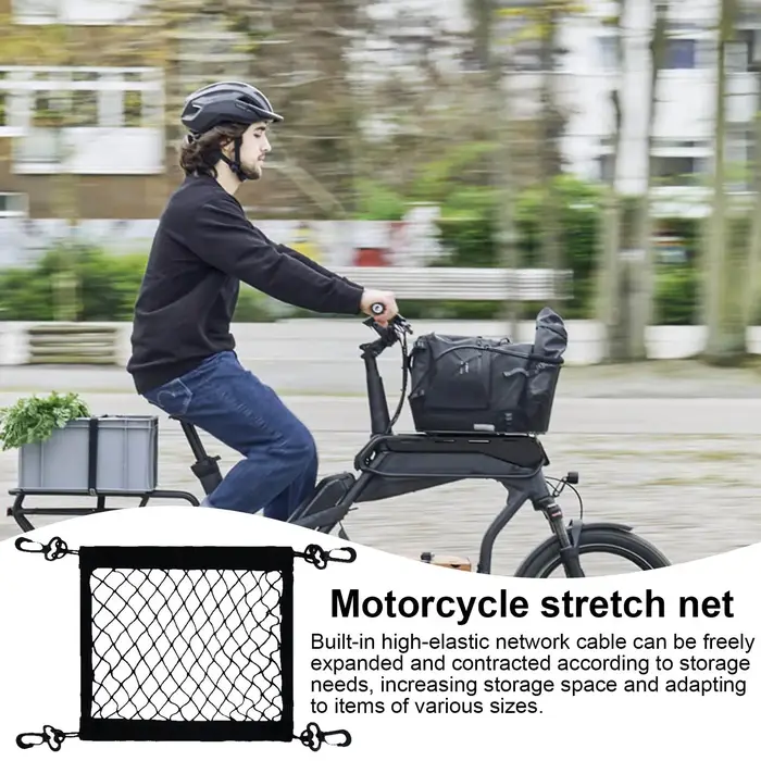 Filet de chargement pour moto en polyester