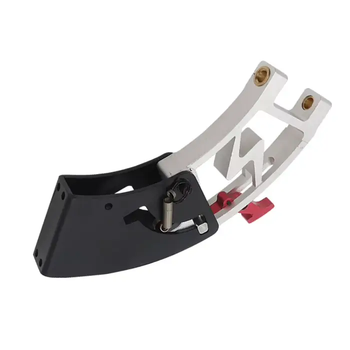 Système de pliage pour scooter électrique 10 pouces avec mécanisme de verrouillage et accessoires d'assemblage couleur jaune pour mobilité urbaine