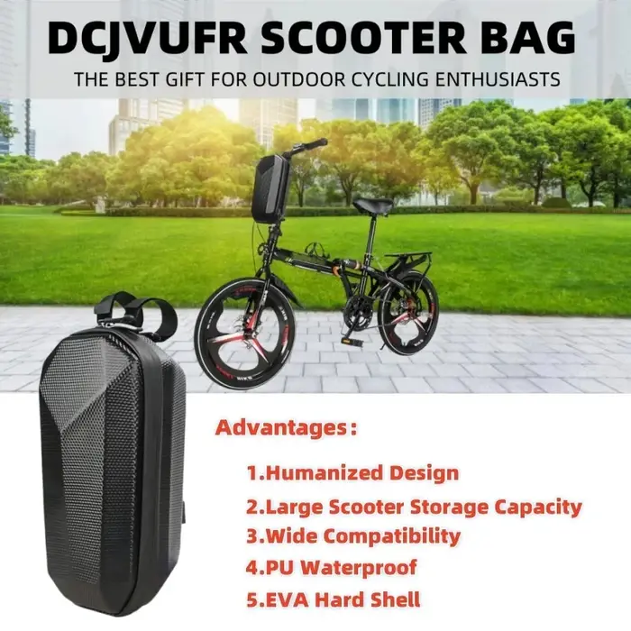 Sac avant de Scooter électrique à coque rigide de grande capacité 5L