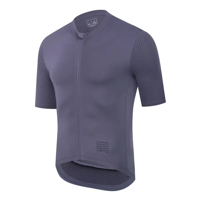 YKYWBIKE Maillot de cyclisme classique pour hommes été vélo Pro équipe chemise à manches courtes cyc