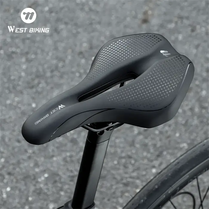 WEST BIKING Selle de vélo creuse respirante confortable