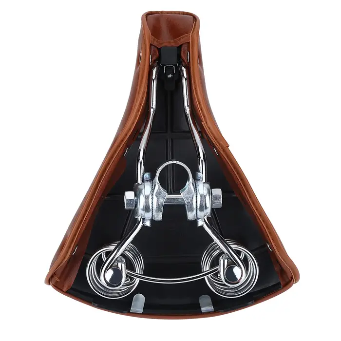 Selle de vélo vintage en cuir PU