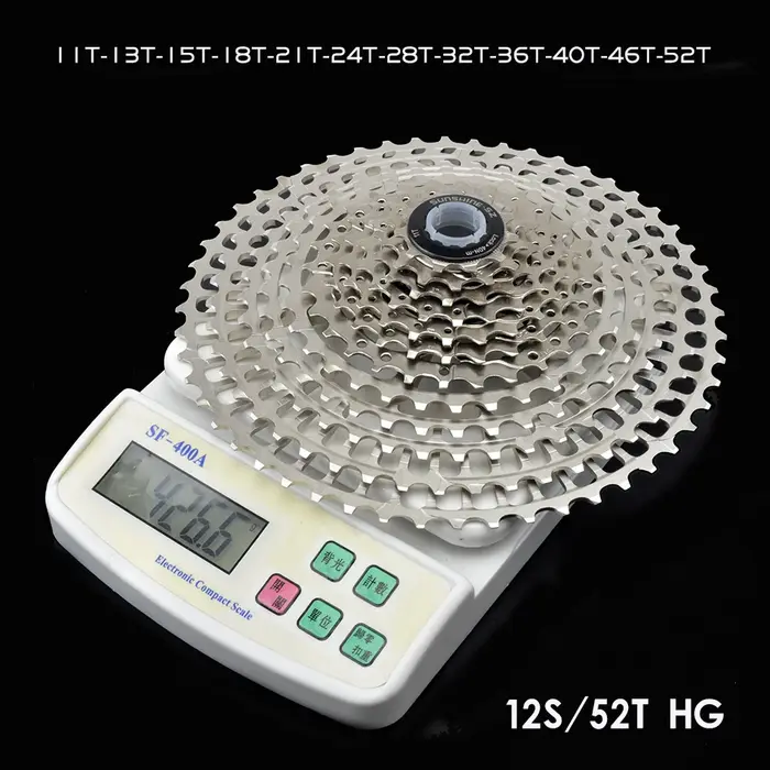 SUNSHINE Ultralight MTB Cassette CNC 10/11/12Speed 46-52T HG roue libre pour la transmission SHIMANO DEORE SLX XT SRAM