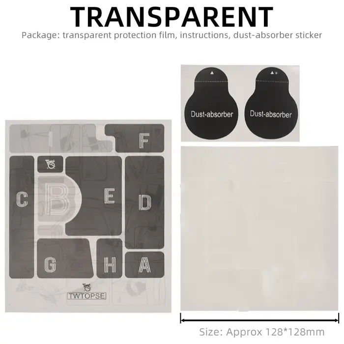TWTOPSE – Film de Protection pour vélo pliant Brompton, peinture Invisible, autocollant résistant au
