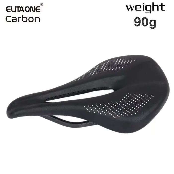 Elitaone-Selle de vélo de route en carbone nu