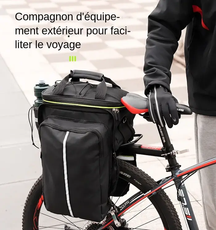 WEST BIKING – sac de coffre de vélo étanche 3 en 1