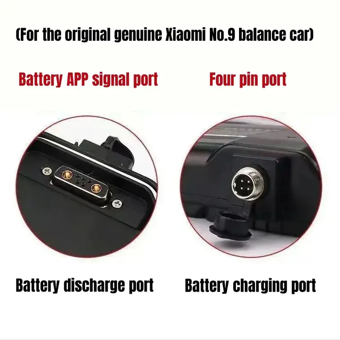 👍 👍 Batterie originale Ninebot pour trottinette électrique 54.8V 4400mAh 4 broches Lithium pour Mini Pro Scooter No.9