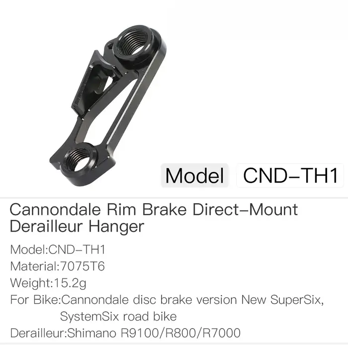 Support de dérailleur arrière compatible avec les vélos de route Pinarello, Specialized, Trek, Cerve