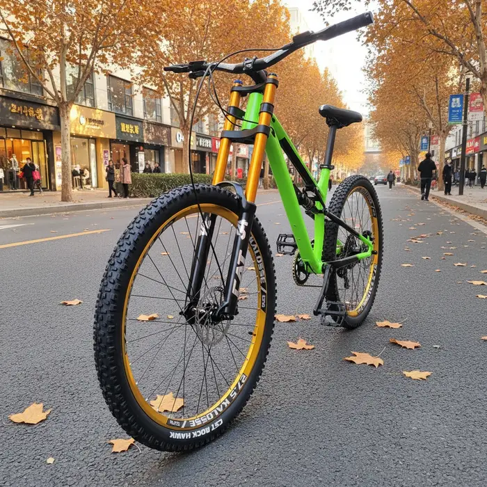 Kalosse vélo à Suspension complète en alliage d'aluminium cadre à queue souple 26/27