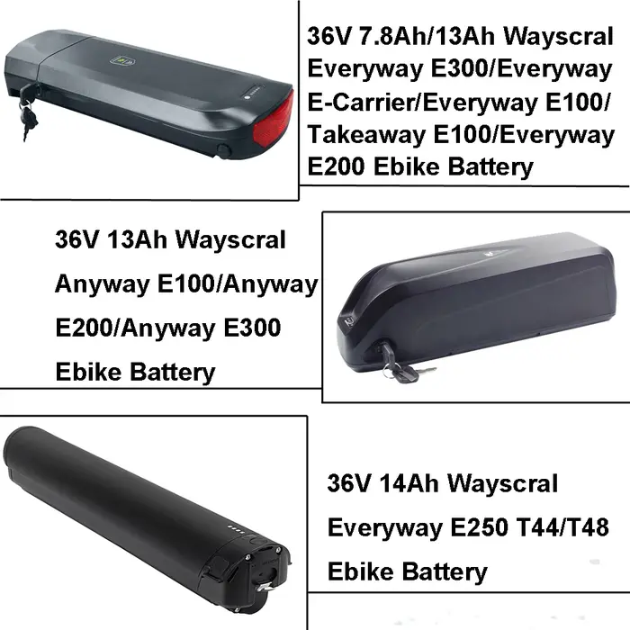 Batterie Li-ion pour vélo électrique
