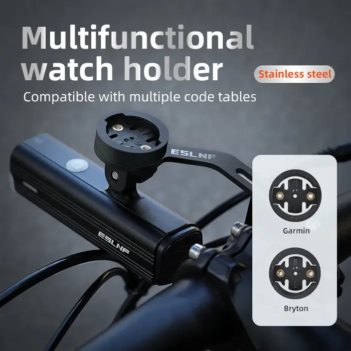 ESLNF – Support de phare de vélo avant en acier inoxydable