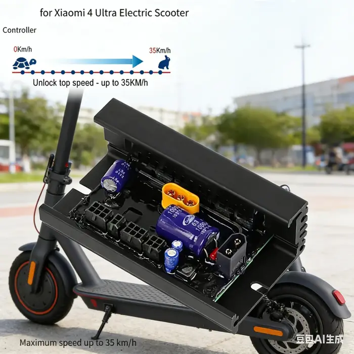 Contrôleur de vitesse pour trottinette électrique Xiaomi 4 Ultra, version améliorée 35 km/h, libère 