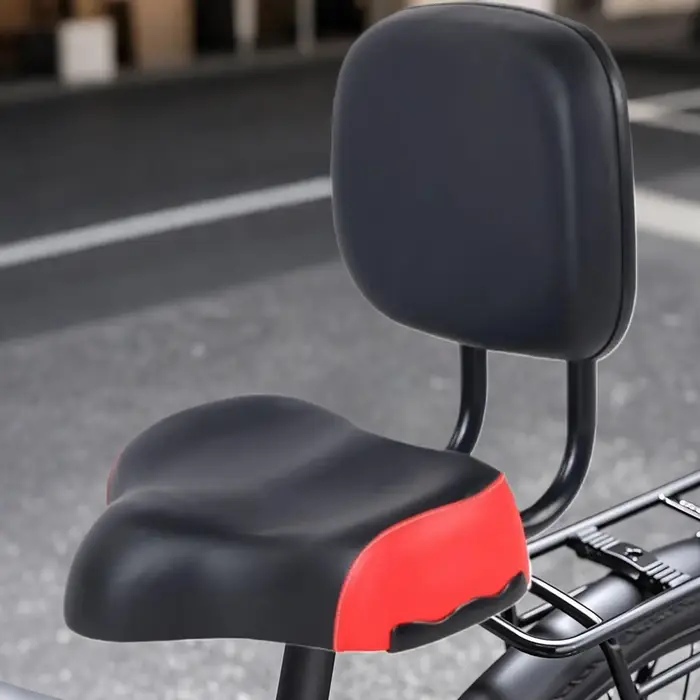 Siège de vélo avec dossier ergonomique
