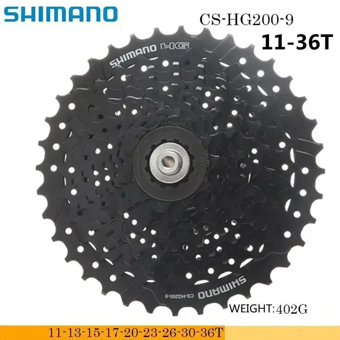 SHIMANO Tourney HG200 7s 12-28T/12-32T 8s 12-32T 9s 11-32/34T Cassette CS-HG200-7/8/9 pour vélo de montagne Original