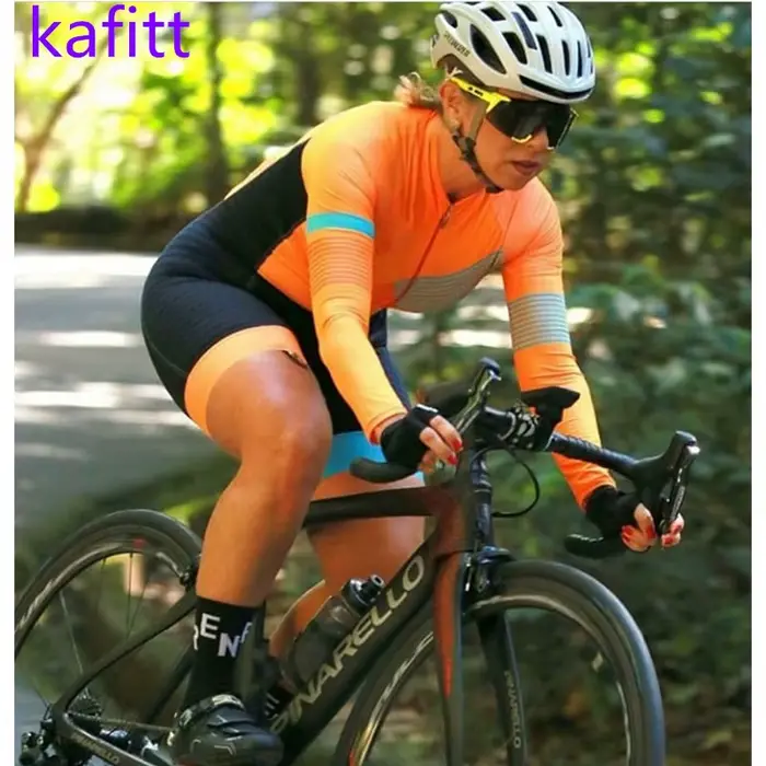 Combinaison de cyclisme d'été à manches longues pour femmes