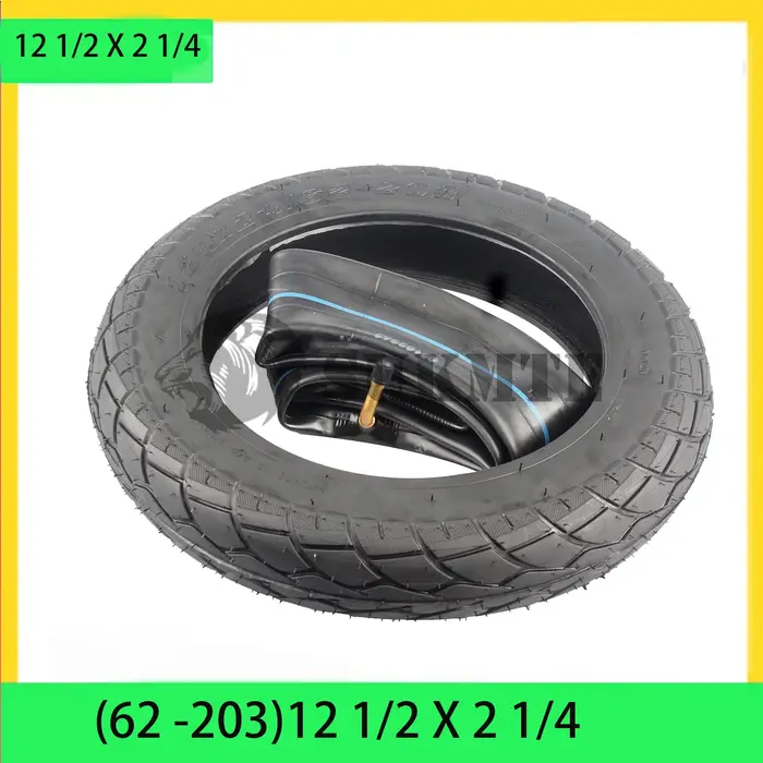 Pneu de 12 pouces (62 -203)12 1/2X2 1/4 poussette de vélo urbain pour pneus extérieurs de Scooter électrique convient à