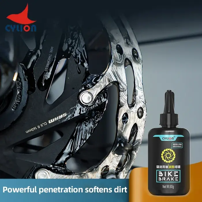 CYLION nettoyeur de freins à disque de vélo GEL nettoyage d'élimination du bruit de frein pour moto/vélo électrique/vtt