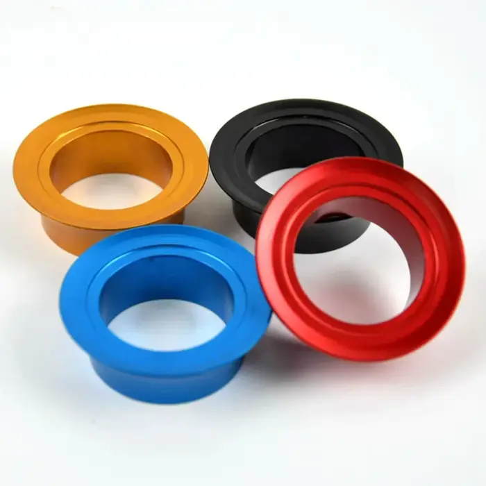 Casques de vélo de route rondelle conique VTT nouveau alliage d'aluminium CNC casques couverture entretoises de tige vtt vélo pièces de cyclisme