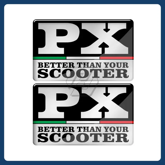Autocollant de moto 3D pour Scooter Piaggio Vespa PX125 PX150 PX200 PX 125 150 200