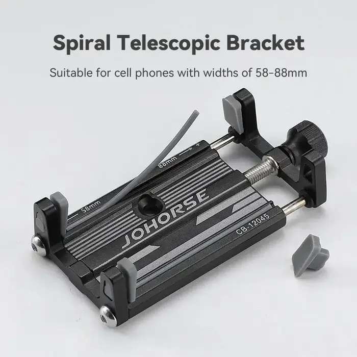 Support de téléphone IMAMTB pour vélo, en aluminium, réglable, sans fil