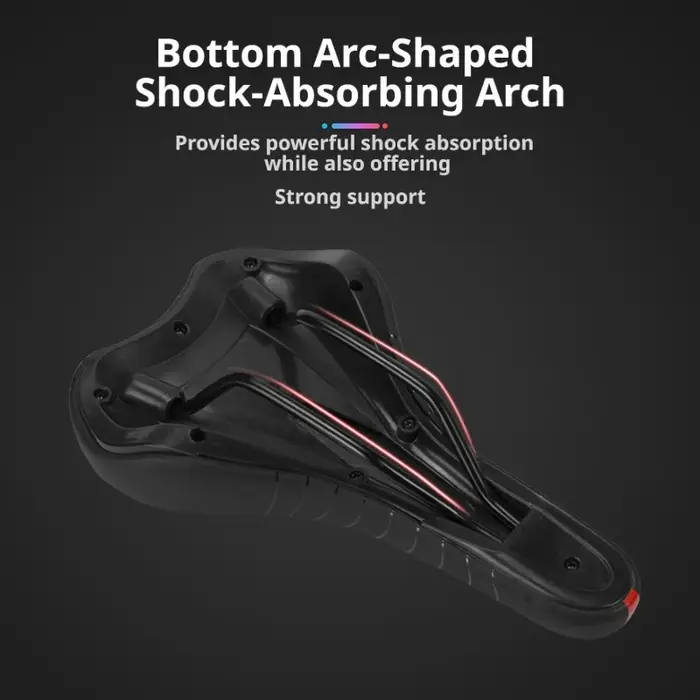 Selle de vélo ergonomique - Éponge haute résilience