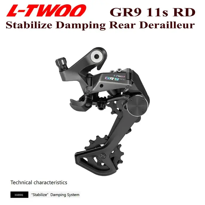 LTWOO hydraulique 11s GR9 1X11 vitesse gravier vélo GR9 dérailleur arrière GR9 1x11S, GR9 11S dérail