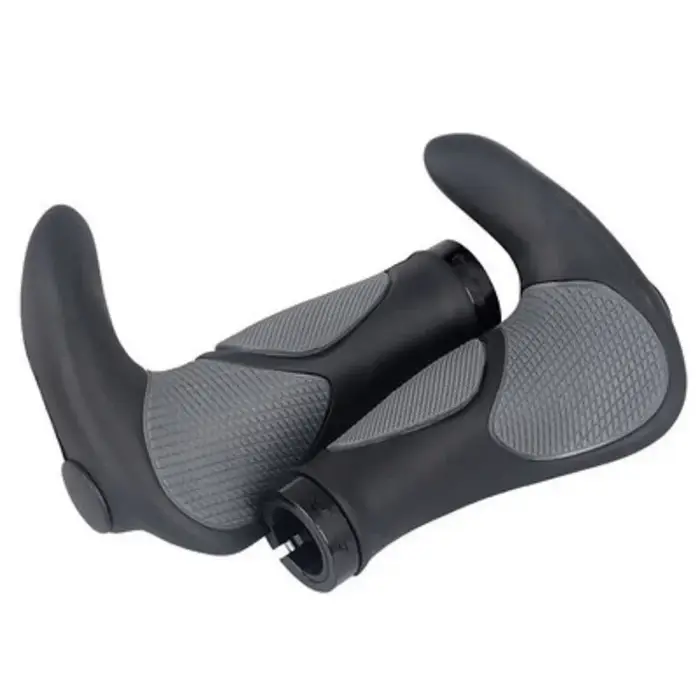 Poignées de guidon de vélo ergonomiques, antichoc et antidérapantes, accessoires confortables pour v