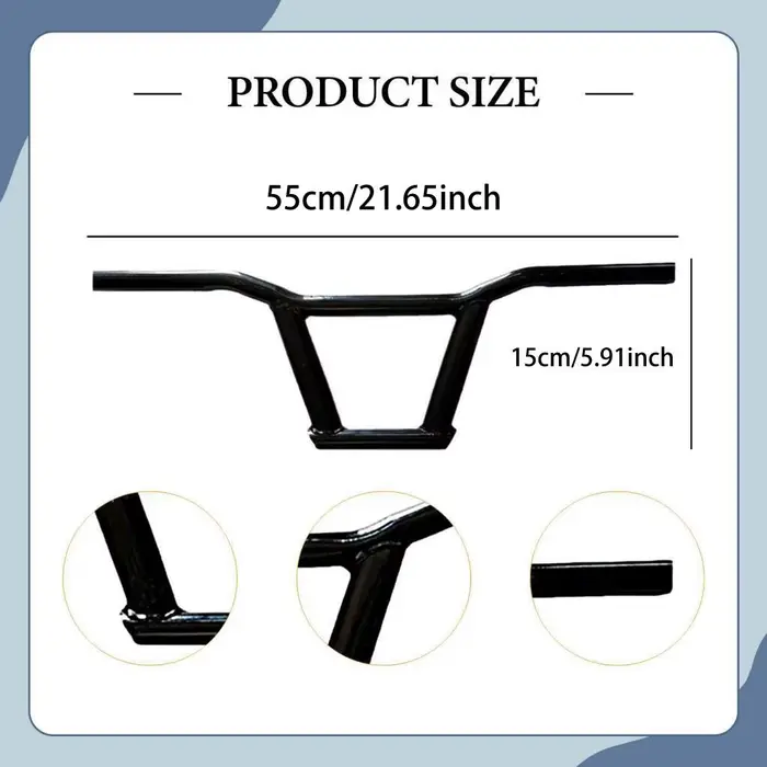 Guidon de vélo ergonomique léger facile à installer remplacement élégant pour vélos de route