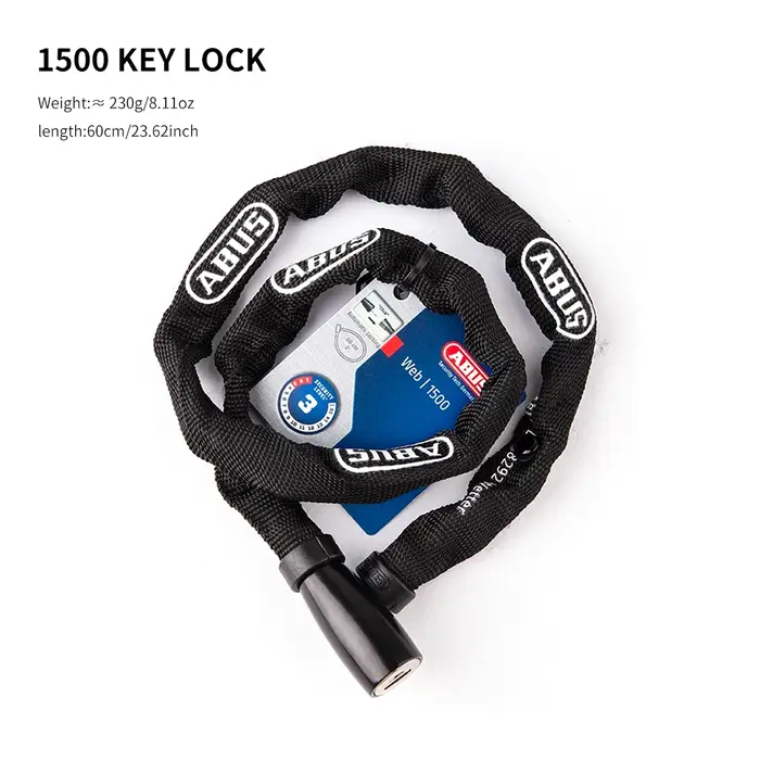 ABUS serrure de vélo montagne route vélo serrure chaîne serrure portable mini serrure enfants vélo s