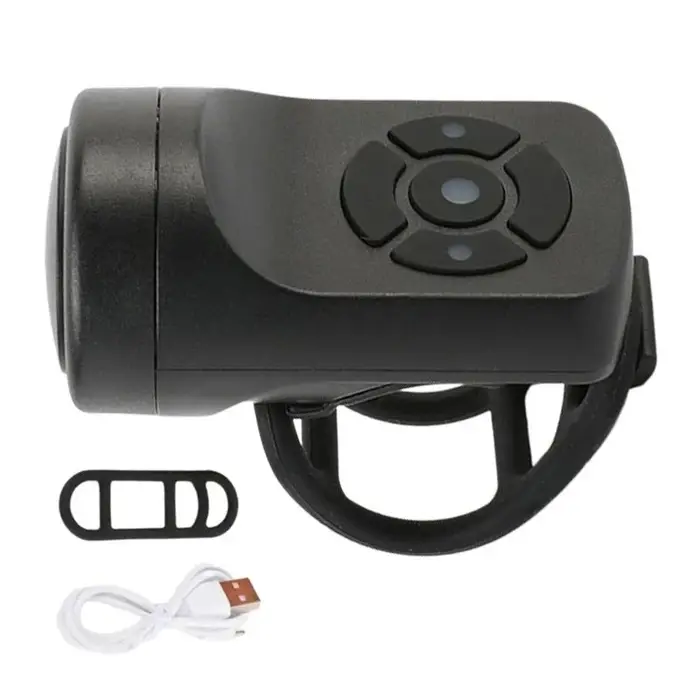 Klaxon de vélo électrique, sonnette de vélo étanche 120db, Rechargeable par USB, pour vtt, cyclisme 