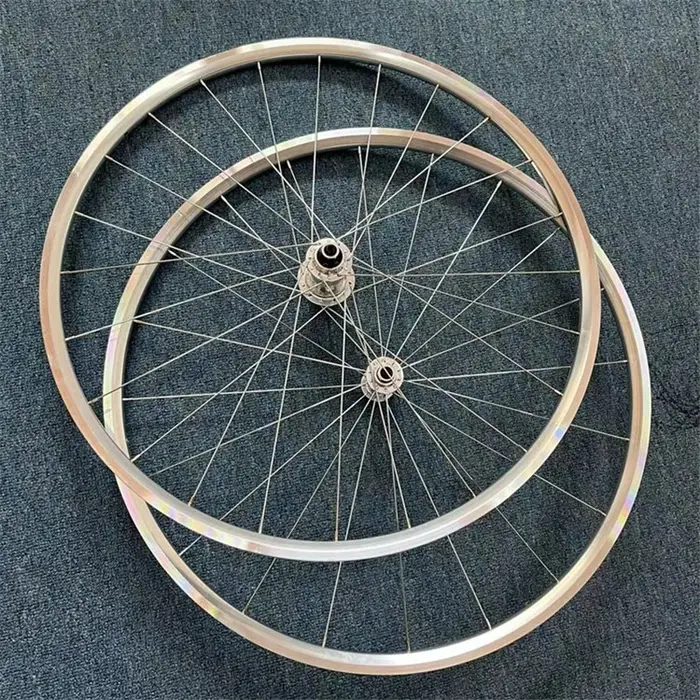 Moyeu de roue de vélo, jante de vélo de route rétro