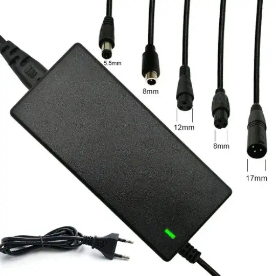 Chargeur de trottinette électrique 42V2A avec 4 adaptateurs