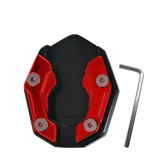 Plaque de Support de Pied Latéral en Alliage d'Aluminium pour Scooter