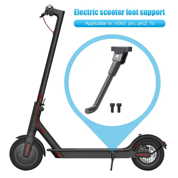 Support de pied pour trottinette électrique avec couvercles et vis pour M365